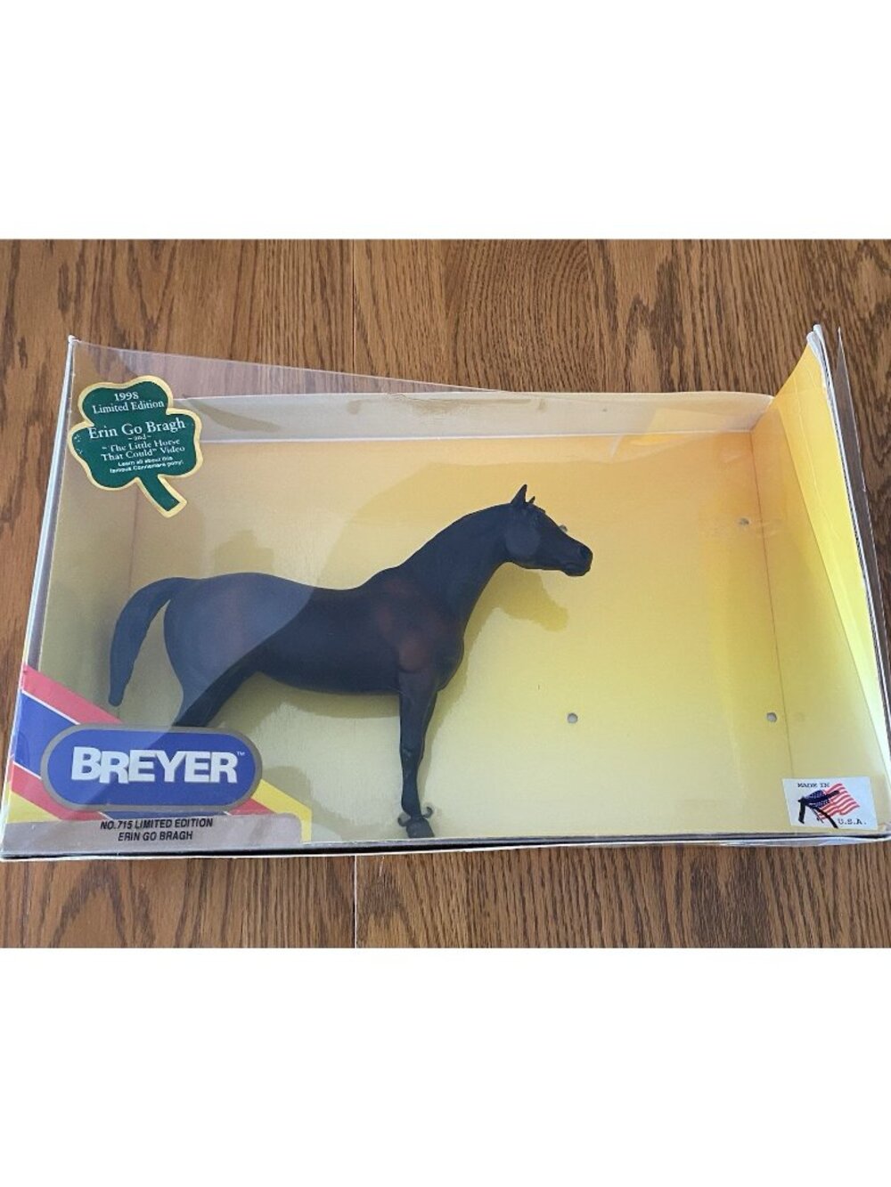 1998 Limited Edition Breyer Horse #715 Erin Go Bragh  No Video Box Poor